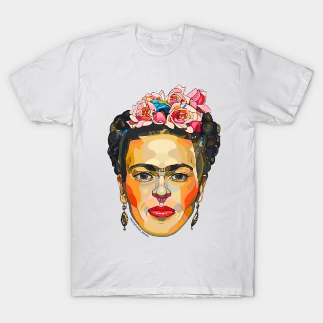 Frida T-Shirt by CurlyHairedSlacker